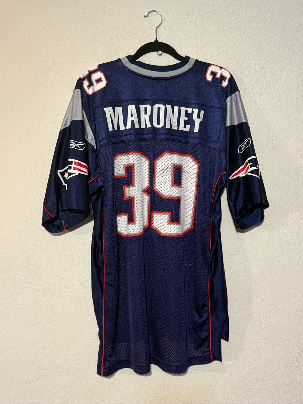 Vintage Reebok NFL New England Patriots Laurence Maroney #39 Jersey - Mens Large